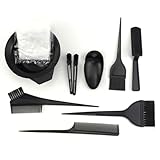 BESTOYARD ヘアカラーツール11点セット ヘアダイボウルとブラシ ハイライト ローライト対応 ヘアカラーキット 自宅とサロン用