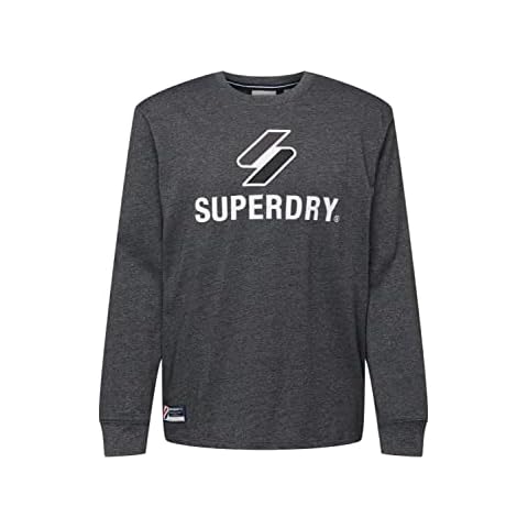 Superdry Men's Code Logo Long Sleeve Shirt Cover