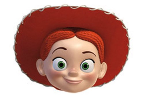 Star Cutouts Printed Card Mask of Jessie