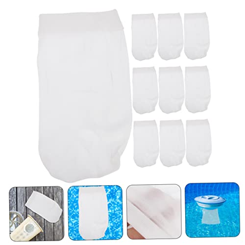 NOLITOY 10 Pçs Meias De Filtro De Piscina Meias Infláveis ​​De Náilon Acessórios De Limpeza Meias De