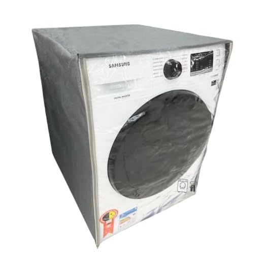 CAPA PARA LAVA E SECA SAMSUNG 13KG WD13T TRANSPARENTE FLEX (CINZA)