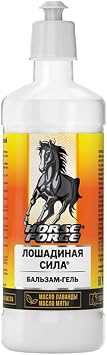 Horse Force Soothing Body Balm with Essential Oils, Massage Balm with Natural Ingredients for Daily Comfort, Moisturizing Body Rub 500 ml/ 16.90 fl oz