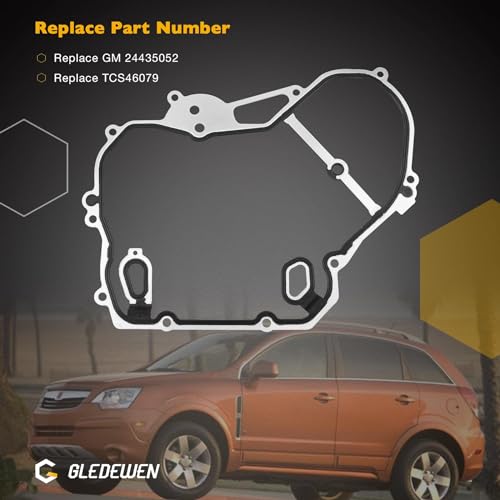 Image of 2.0L 2.2L TCS46079 Timing Cover Gasket Set, Compatible with 2002-2016 Chevy Cobalt Captiva Sport HHR Impala,GMC Terrain,Pontiac G5 G6,Saturn Aura Sky Ion Vue 2.4L Engine, Replace# TCS 46079