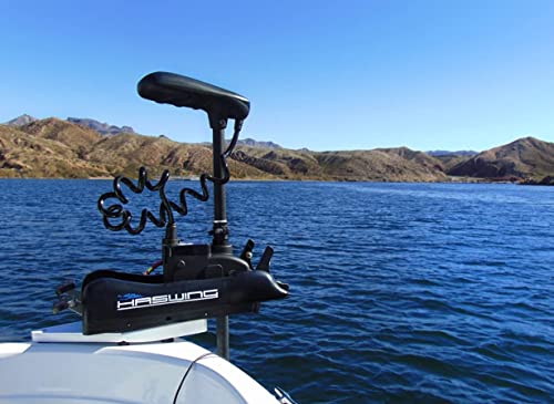 Parkho Haswing Electric Trolling Motor – 24V 80Lb 54 Inch Shaft Cayman Bow Mount Boat Fishing Saltwater Freshwater With Remote Control #TOP5