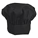 Chef Hat Adult Adjustable Professional Baker Kitchen Cooking Chef Hat, Black Chef Hats for Adult