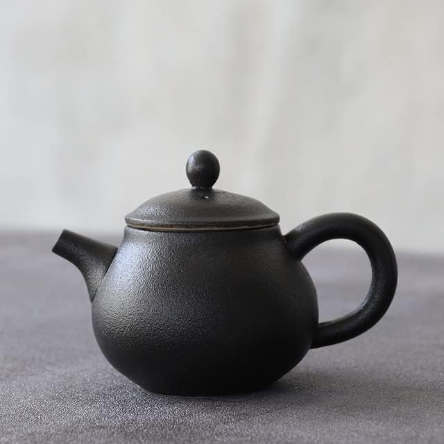 Teapots, ceramic teapots, Black Crockery Ceramic Teapot Kettle Kung Fu Tea Pot (Color : Black)