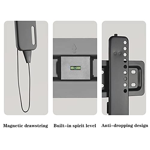 Support mural fixe universel pour téléviseurs de 37 à 80 pouces de 50 kg - 5