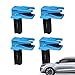 Leak-Proof Brake linee Clamps – 4pcs Stopper And Cap Set | Automotive Repair Tools, Power Steering linee Stopper For Brake Pipes, AC Lines, Transmission Cooler Tubing, Maintenance Kit