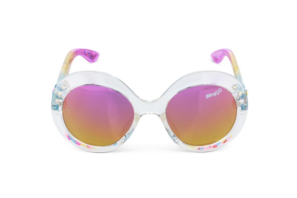 Bling2O Glass Beach-SPRINKLE Sunrise Gafas de Sol Infantiles, Verde, Talla única Unisex niños