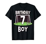 Este diseño de fútbol "Birthday Boy - 7" es ideal como regalo para la fiesta de cumpleaños de un niño de siete años que ama jugar al fútbol. Ideal para el séptimo cumpleaños de un fanático del fútbol