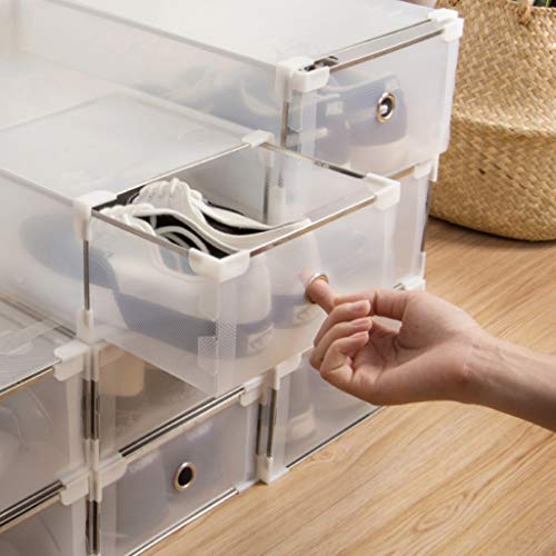 Boîte de rangement de chaussures multifonctionnelle pour optimiser l'espace de l'entrée