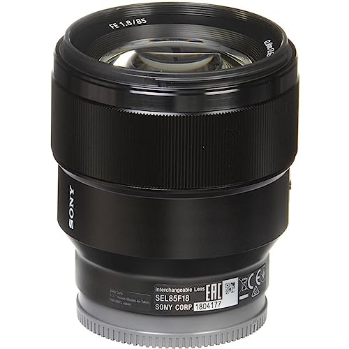 Lente Sony SEL85F18 85mm F1.8 Teleobjetivo Medio Negro - Fernando Cortés