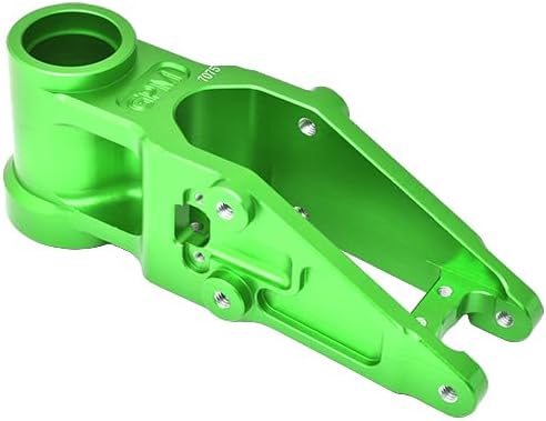 GPM Upgrades Aluminum 7075 Front Bulkhead for 1/4 Promoto MX Motorcycle RTR FXR（LOS06000）/1/4 Promoto MX Motorcycle RTR FXR（LOS06002） RC Car (Green)