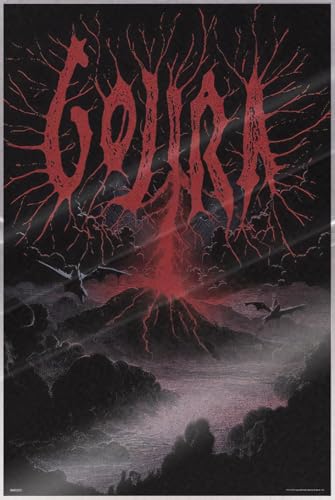 Gojira - Music Poster (Volcano - Magma) (Size: 24" x 36") (Laminated Poster)