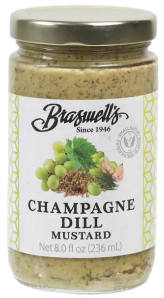 Braswell's Champagne Dill Mustard 8.0 oz.
