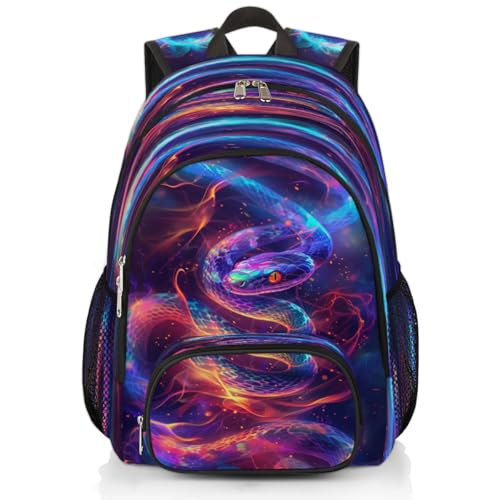 Sac à dos décontracté serpent fini le manque de place avec ce grand cartable XXL