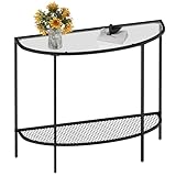 Assemblage absolument facile : avec le manuel de montage détaillé et les pièces numérotées, cette table console en verre peut être assemblée rapidement et facilement en 20 minutes.
