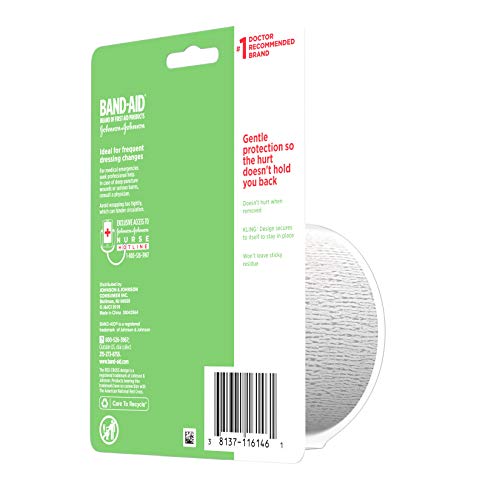Johnson And Johnson Band-Aid Medium 2 In.hurt-Free Wrap 2.3 Yd. Roll - 24 Per Case. #TOP3