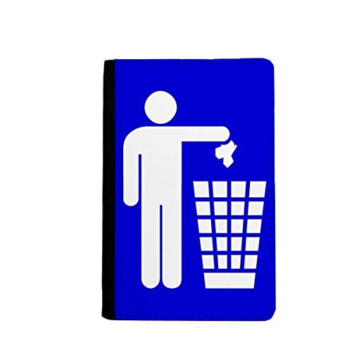 Porte-passeport carrés bleu pour organiser vos escales à l'aéroport
