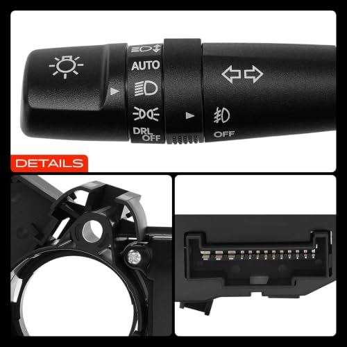 A-Premium Turn Signal Switch, Headlight Dimmer (Auto) Multifunction Switch by A-Premium - Image 8