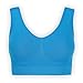 Produktbild UnsichtBra Bustier Damen BH ohne Buegel | Wohlfühl Bustiers Top | Bügelloser Soft Bra | Schlaf Still Sport Bralette in vielen Farben (wellbra_sngl)(3XL, Blau)