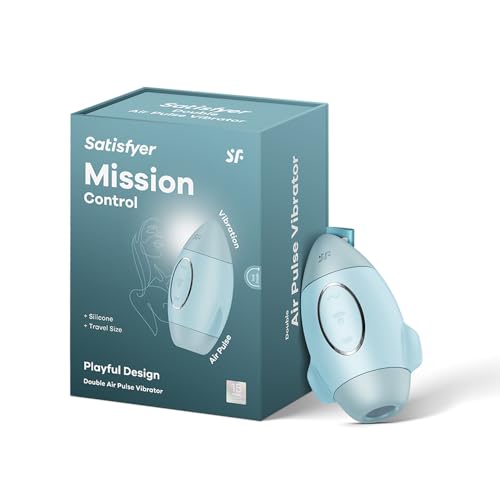 Satisfyer Double Vibratore con Air Pulse | 12 Programmi e impermeabile (IPX7) | Vibratori e Onde di Pressione | Silicone medicale | Sex Toy Woman | Sex-Toys ricaricabile