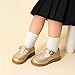 DREAM PAIRS Toddler Little Girl's Mary Jane Dress Shoes - Ballet Flats for Girl School Uniform Shoes,Size 10 Toddler,Gold,KKUMFA2509