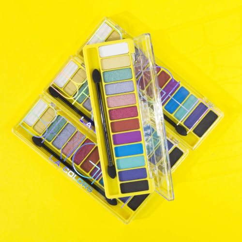 Image of L.A. COLORS Color Vibe 12-Color Eyeshadow Palette, Bright CES790TAG