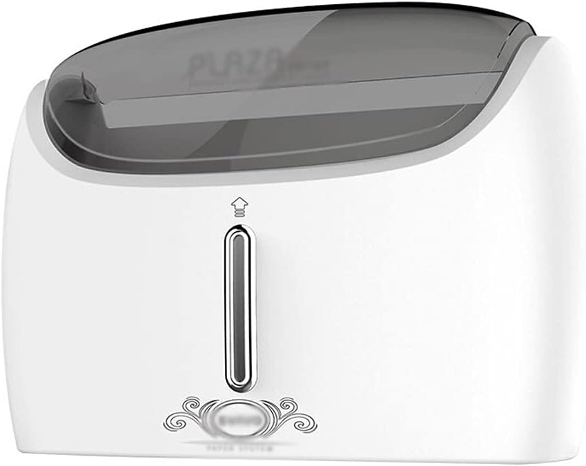 OQOPO No Punching Waterproof Facial Tissue Box, High Capacity Tissue Case, Napkin Case for Shopping Mall Airport High Speed Rail Station Public Toilet