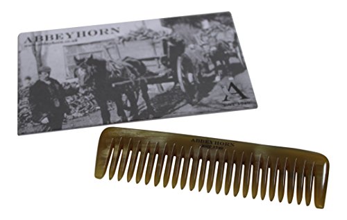 Beautiful Medium Oxhorn Pocket Comb - Perfect for Hair or Beard