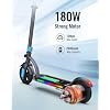 Gyroor H40 Kids Electric Scooter, 180W Motor, Up to 10 MPH, LED Display & Colorful Lights, Adjustable Height, for Boys & Girls Ages 8-12, Great Birthday Gift