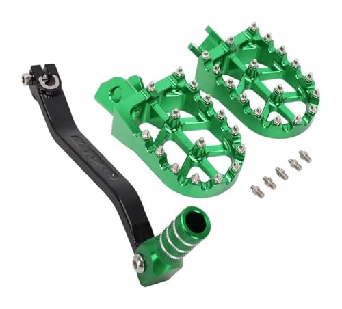 Repose-Pieds Moto Kawasaki KLX Evite le Glissement avec Levier de Vitesse