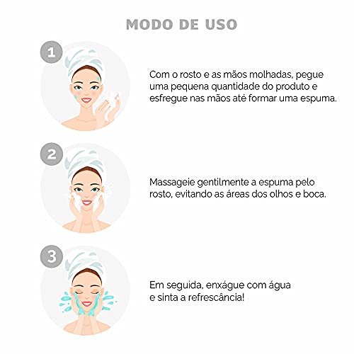 Carvão Espuma de Limpeza, RK by Kiss, 100 ml