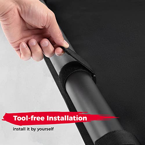 Kemimoto 4-6Seater Crew Canvas Roof Top Tint Waterproof Soft Top Compatible With 2017-2023 Polaris Ranger Crew Xp 1000/2020+ Polaris Ranger Crew 1000/2015+ Polaris Ranger Crew 900 Sunshade Accessories #TOP6