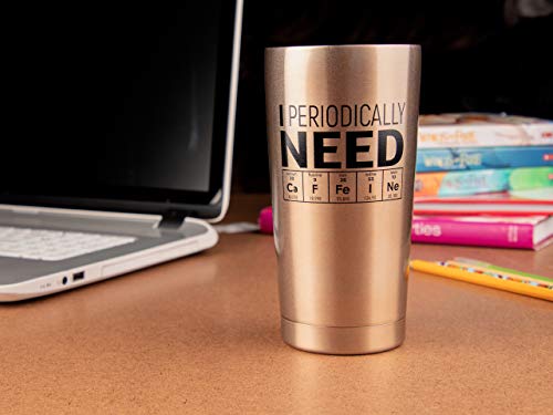Chemistry Gifts- Coffee Tumbler/Travel Mug 20Oz - Gift Idea For Teachers, Biology, Nerd, Science Teacher, Biology, For Adults, Professor, Women, Men, Geek #TOP3