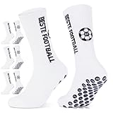 Calcetines Antideslizantes Futbol,35-38 39-42 43-46 Calcetines Deportivos Antideslizantes Hombre Mujer & Niños,Medias Futbol Transpirable Football Socks (FR/ES, Números, 39, 42, Regular, Regular)
