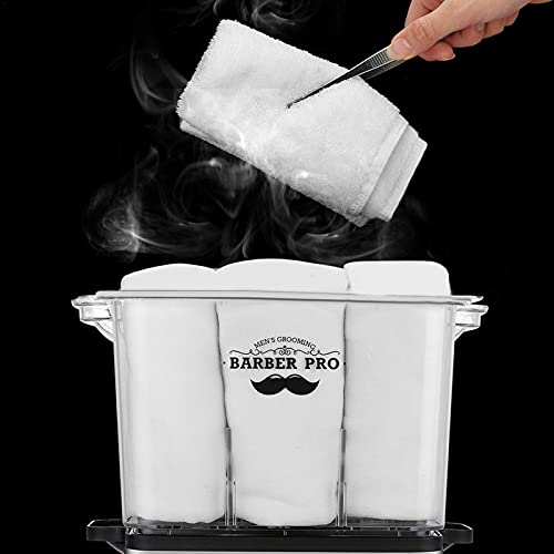 YOUGE Premium Handtuchheizer, tragbarer Handtuch-Dampfgarer, schnell erhitzt innerhalb von 10 Minuten, Handtuchreiniger für Friseurladen, Zuhause, Schönheitssalon (9 Handtücher)