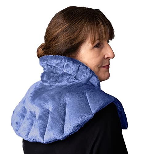 Herbal Concepts Neck And Shoulder Hot And Cold Wrap Aromatherapy With 12 Herbs Wheat And Flax Seed For Weight Stress And Pain Relief, Slate Blue #TOP7