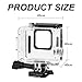 Waterproof Case for GoPro Hero 4K Compact Waterproof Action Camera, Underwater Diving 50M/164FT Protective Housing Shell for Go Pro Hero 4K Compact Action Camera with Bracket Accessories