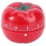 CORHAD Temporizador Mecánico de Cocina Minutos Timer de Bola de Tomate para Hornear Freír y Cocinar para Regalo y Uso Hogar