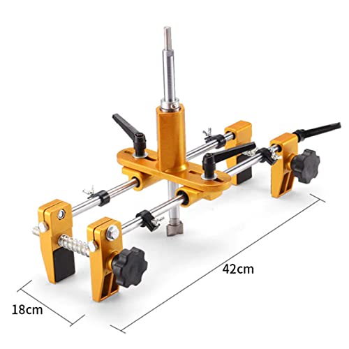 Gabarito para Furação de Fechaduras de Portas com 3 Fresas