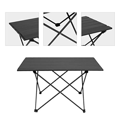 Mesa dobrável Besportble, mesa de jantar portátil e extra resistente de alumínio para uso ao ar livr