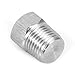 Male Thread Stainless Steel Pipe Countersunk Hex Plug with Hex Head Socket Pipe Fittings for Industrial Use (PT1/8(2PCS))