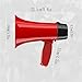 BZXIANSV Megaphone,Portable Megaphone Speaker, Handheld Built-in Siren Adjustable Volume Control Ideal Bullhorn for Coaches Referee Microphone