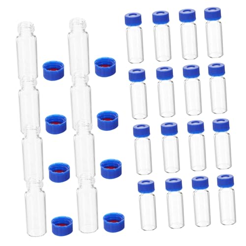 Pots échantillonnage verre gradués : organisez vos cosmétiques et épices de cuisine