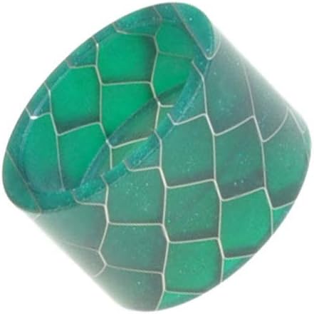 Armerah Drip Tip for Smok TFV16/TFV18/TFV-Mini V2 Short/X-Wide Cobra Epoxy Resin Single Green