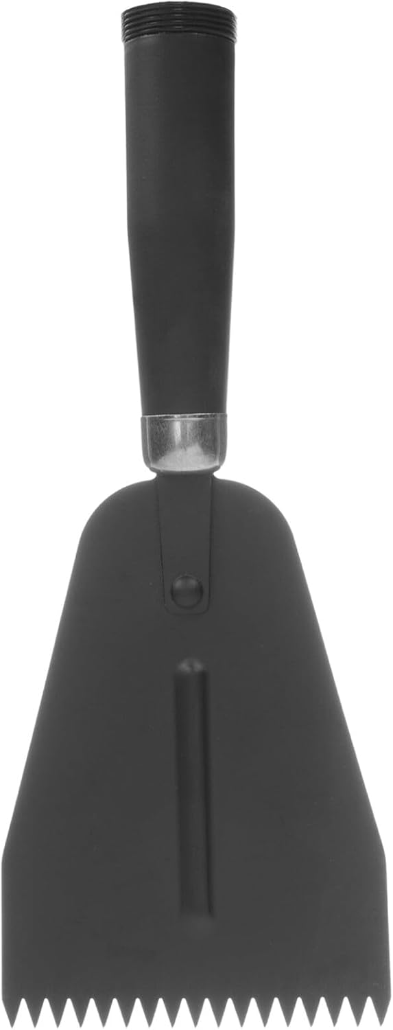 Milisten Outdoor Ice Shovel and Snow Remover for Driveway with Replaceable Steel Ice Breaking Head, Sturdy Wear-Resistant Metal Shovel for Winter Snow Removal and Outdoor Use