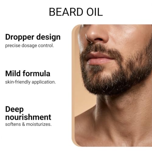 Aceite de barba para hombres hidratante sin efecto graso 4