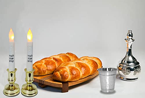 Mini copo Kiddush – Aço inoxidável – Não mancha – Para Shabbat e Páscoa – 100 ml – Judaica Shabbos e