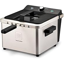 Toastmaster Tm-168df 4 -Liter مقلاة عميقة من الفولاذ المقاوم للصدأ ، أسود